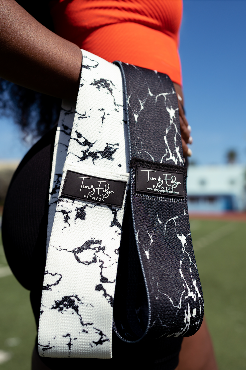 Set of 2 Resistance Bands - Marble (Glute Bands)